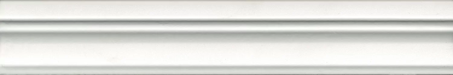 Плитка BLC025R Бордюр Багет Магнолия белый матовый обрезной 30х5