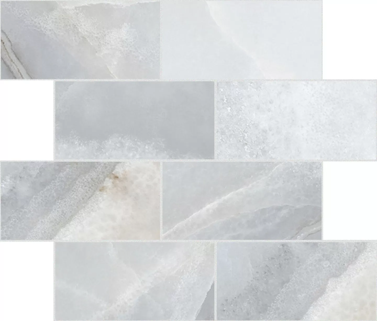 Мозаика 770274 Reves De Rex Bleu Muretto Sfalsato Mat 6mm 7.5x15 30x30