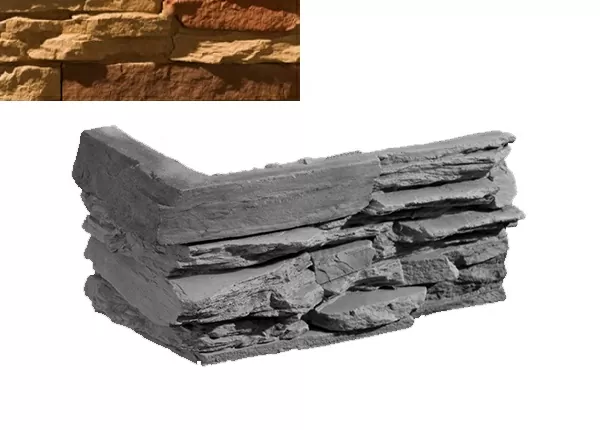 Искусственный камень Угловой элемент Верона 880 20/11x10x3