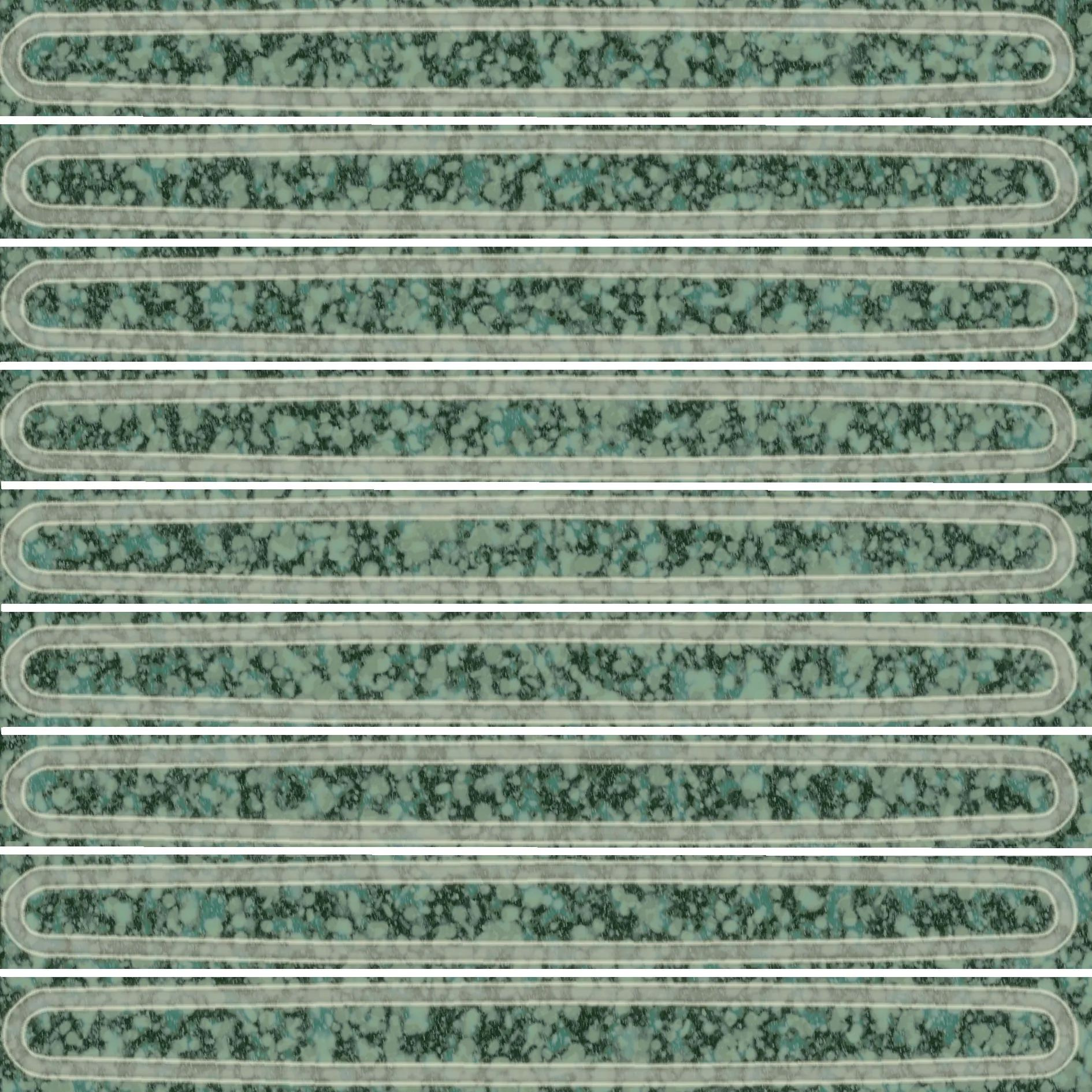Плитка KMD2SOB006BN Декор чипсет Далия зелёный глянцевый 20x20x0,95