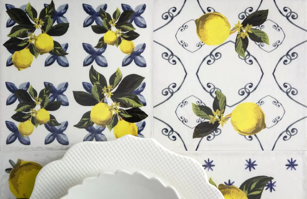 Керамогранит Giardino Blu Mix Luc 20x20