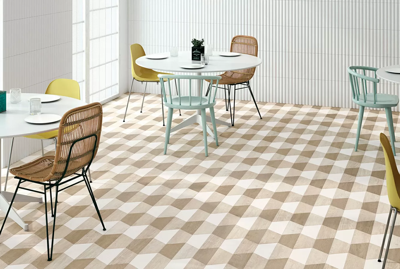 Керамогранит 120276 CHEVRON A WOOD MID 9.8x52.2