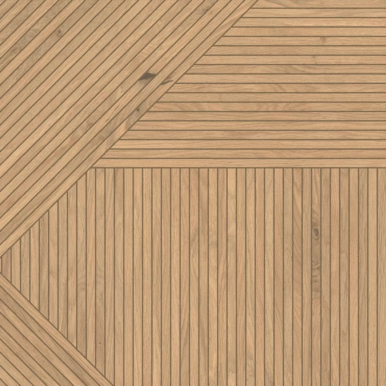 Керамогранит AX4O Log Icon Oak Modern Frame 2 60x60