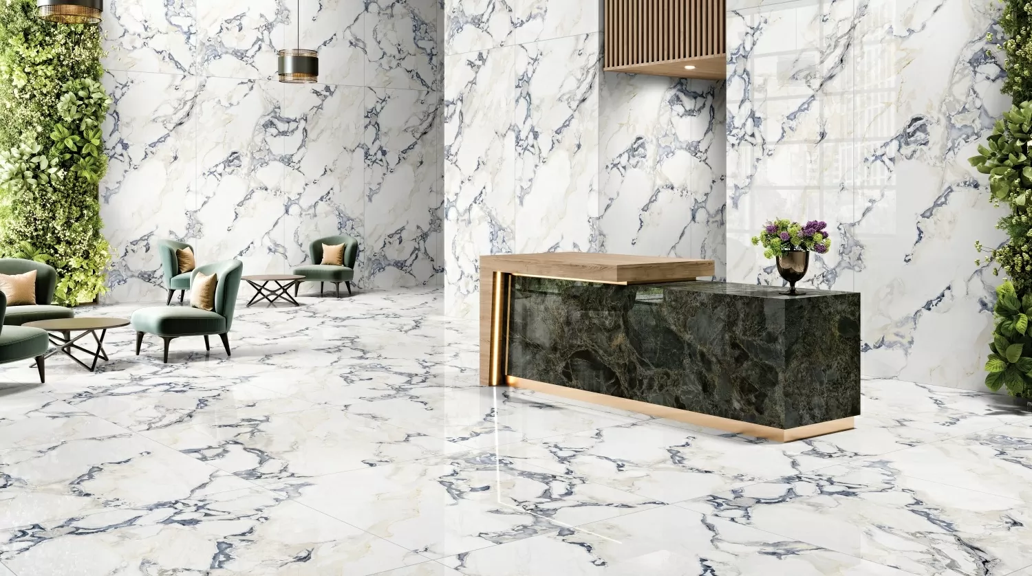 Керамогранит Lumino Pearl Blanco 60х120