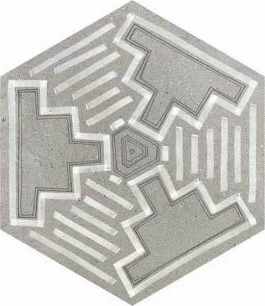Керамогранит Hexagono Igneus Cemento Mix 23x26,6