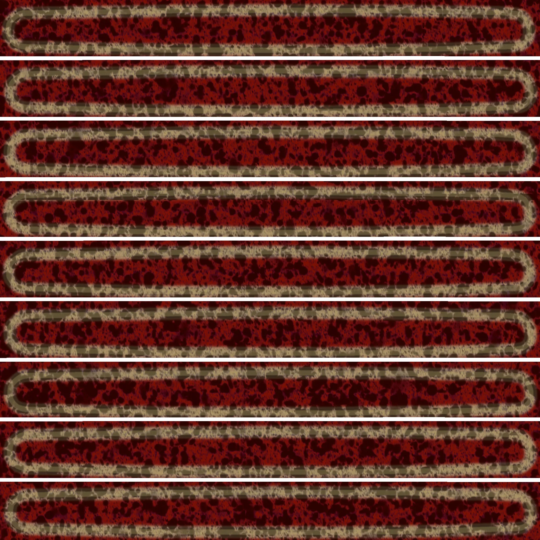 Плитка KMD2SOB003BN Декор чипсет Далия красный тёмный глянцевый 20x20x0,95