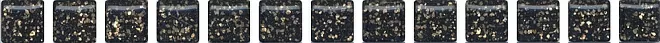 Плитка POF004 Карандаш Бисер черный золото 20*1.4