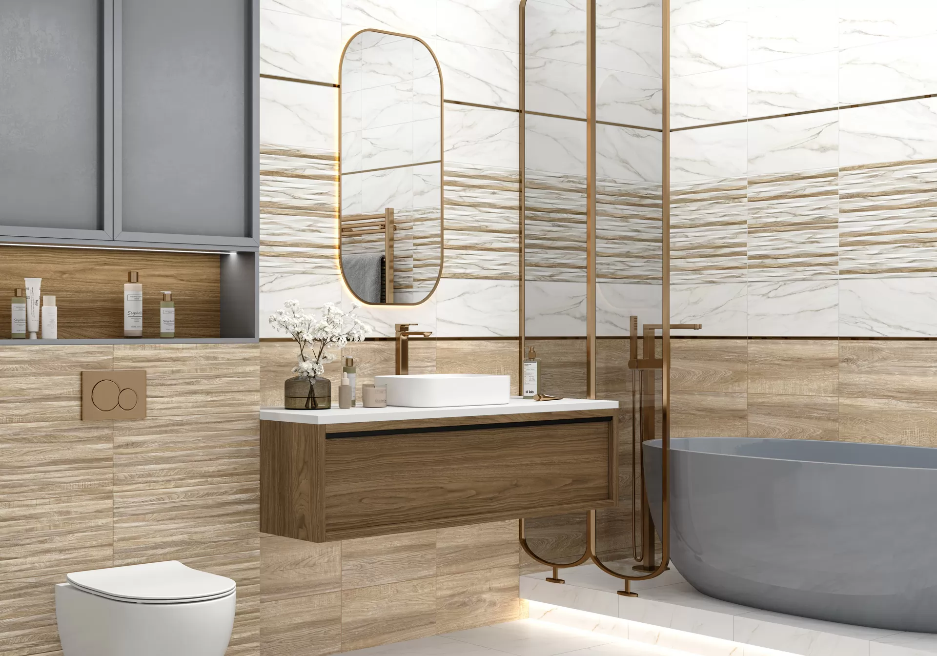 Плитка TWU2550EPH44 Euphoria рельефная 249x500x8