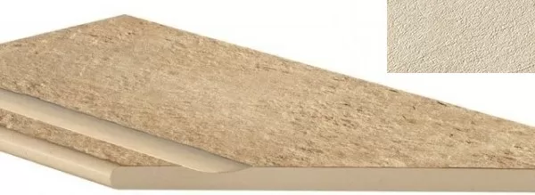 Керамогранит 620090000314 Cliff Bianco Bordo Piscina Angolo Dx 30x60