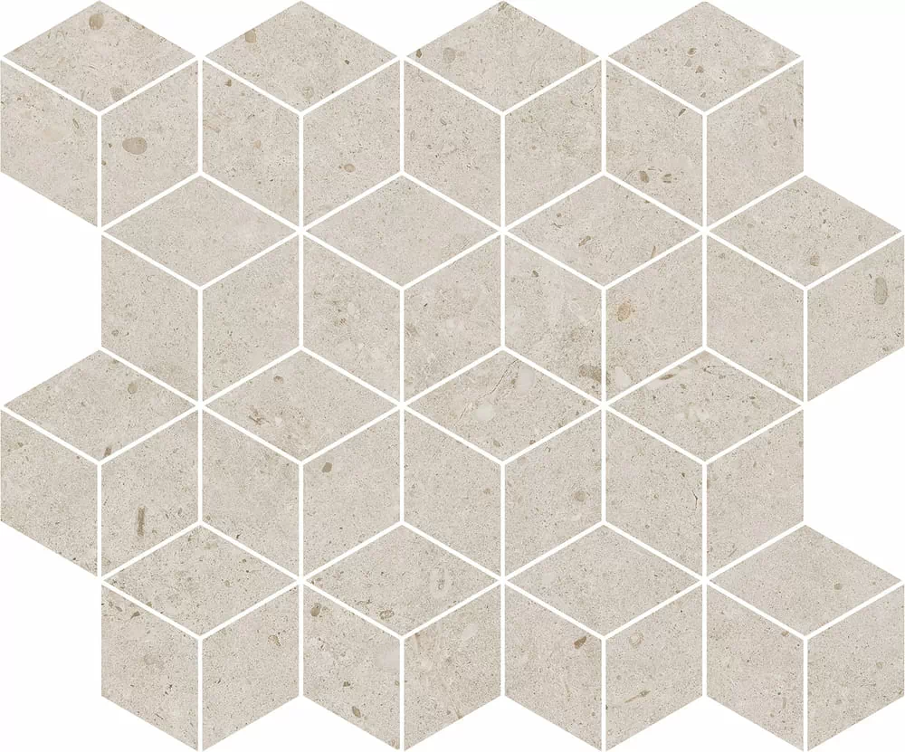 Мозаика T017/14054 Декор Риккарди мозаичный бежевый матовый 45x37,5