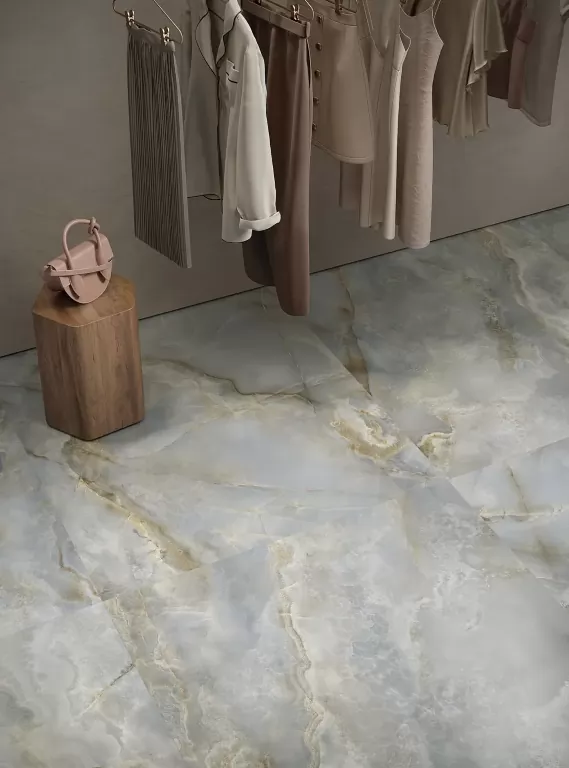 Керамогранит 05457 Majestic Onyx Smoky Grey Lev Ret 120x280