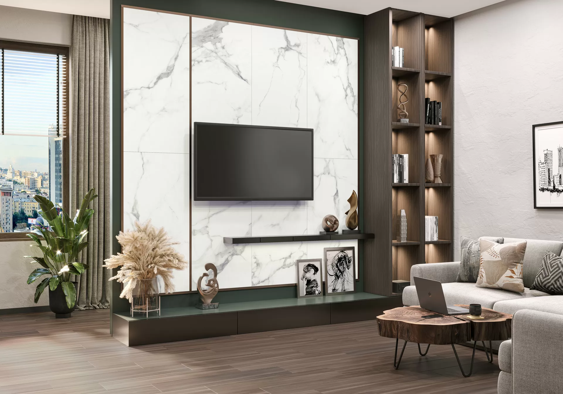 Керамогранит 6060CLL15 Calacatta Lincoln Sugar 600x600x9.5