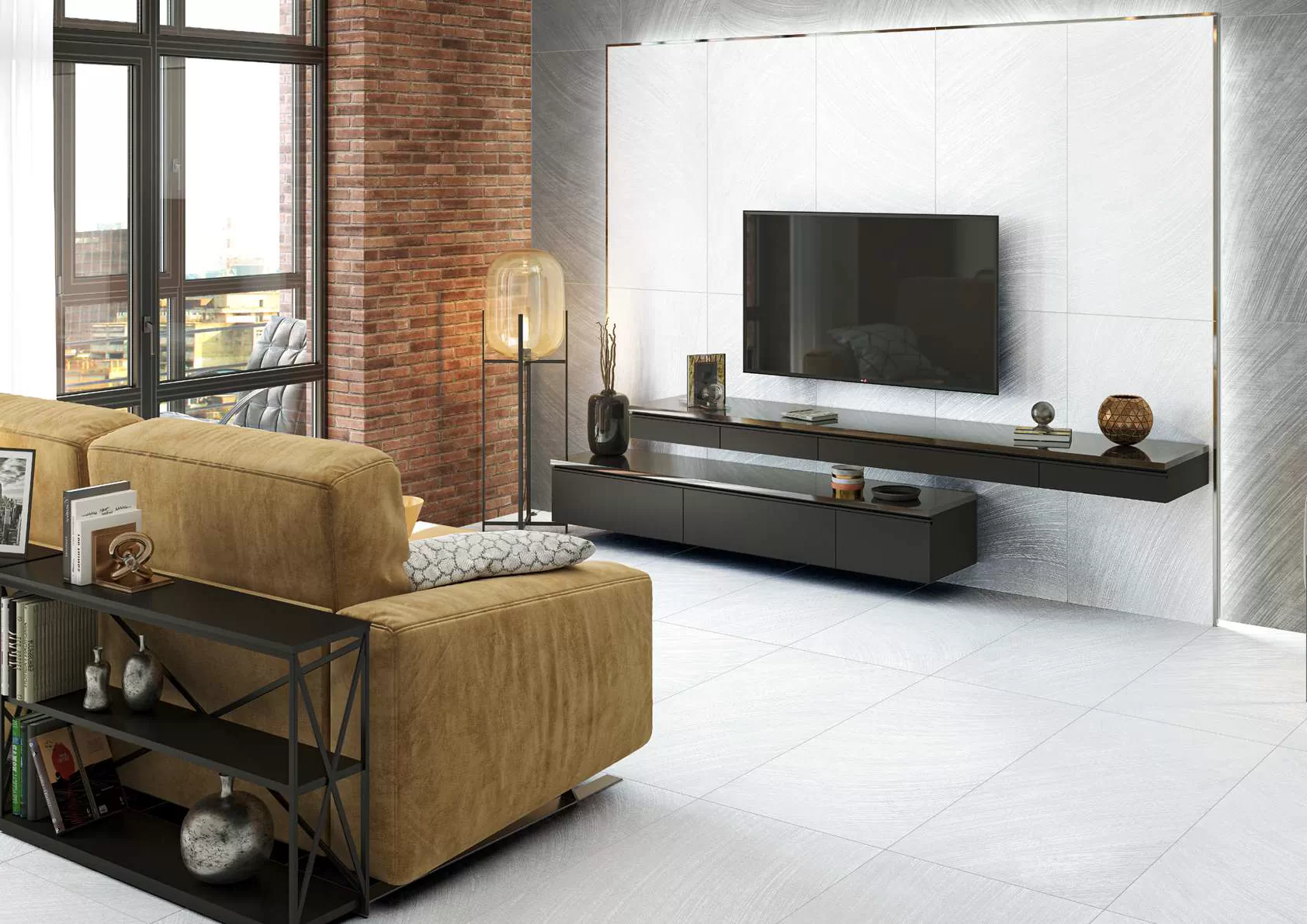 Керамогранит D12044M Metallic White 1200x600x9.5
