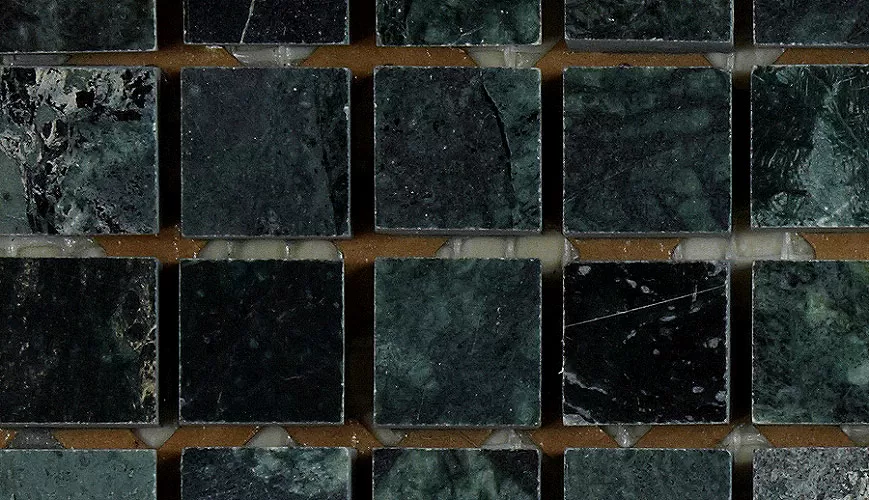 Мозаика Marble Mosaic Green Tinos 15*15 305*305