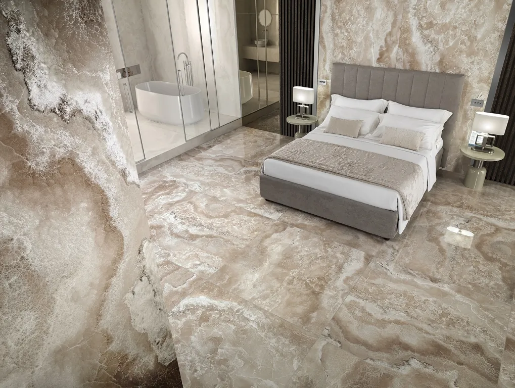 Керамогранит 148043 Onyx Diamond Champagne Luc/Ret 60x120