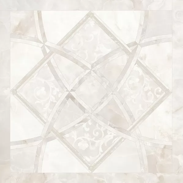 Керамогранит 262530 Fondo Intarsio Onice Bianco 78x78