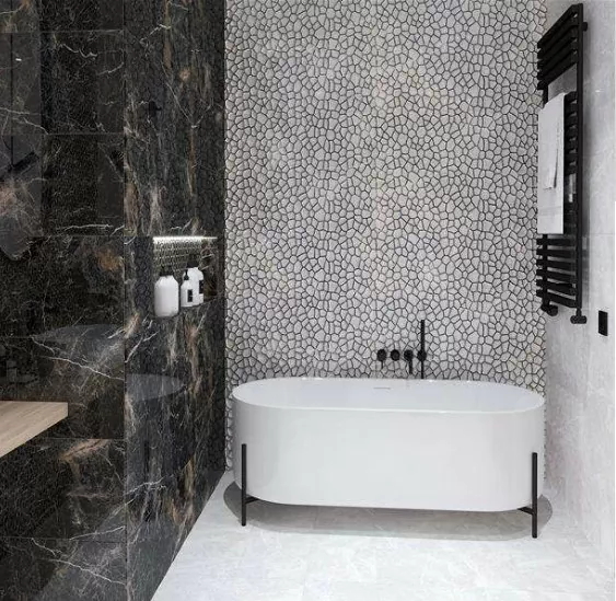 Плитка 1399 Varna Light Grey Rustic 30x90
