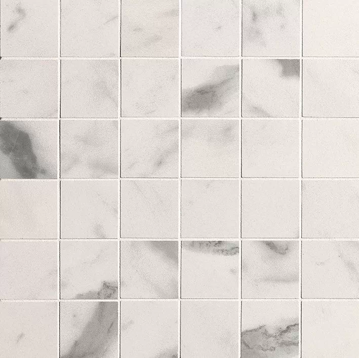 Мозаика fQXF Roma Stone Carrara Superiore Macromosaico Satin 30x30