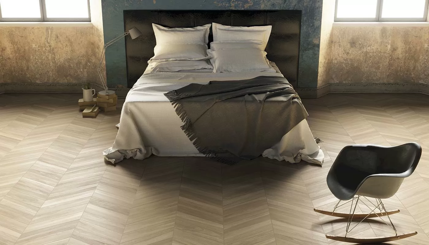 Керамогранит EFC1 SleekWood Nut Chevron 11x54