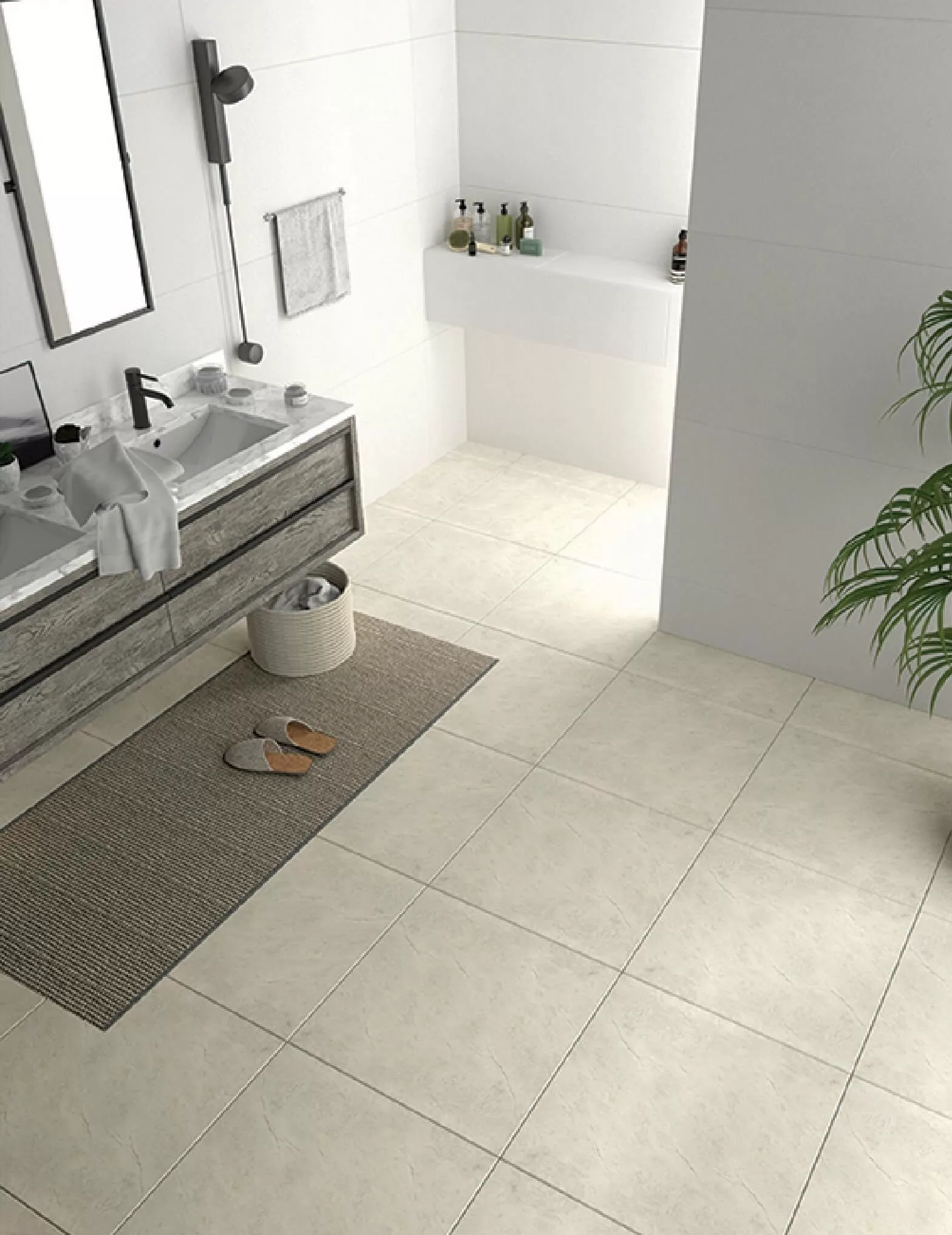 Керамогранит N9BA0ZQADPJ1MS Marbella Ivory 60x60