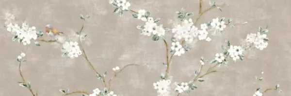 Плитка RA1Y Mixed Rosa Decoro Fiori di Pesco A Rett. 40x120