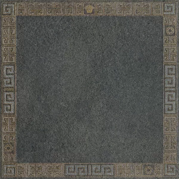 Керамогранит 261363 GREEK CASSETTONE ANTRACITE/ORO 40x40