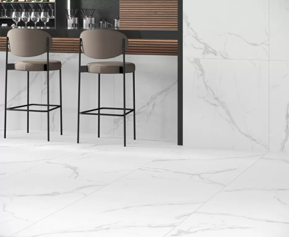 Керамогранит Statuario White PRO белый матовый R10GR CB 60х120