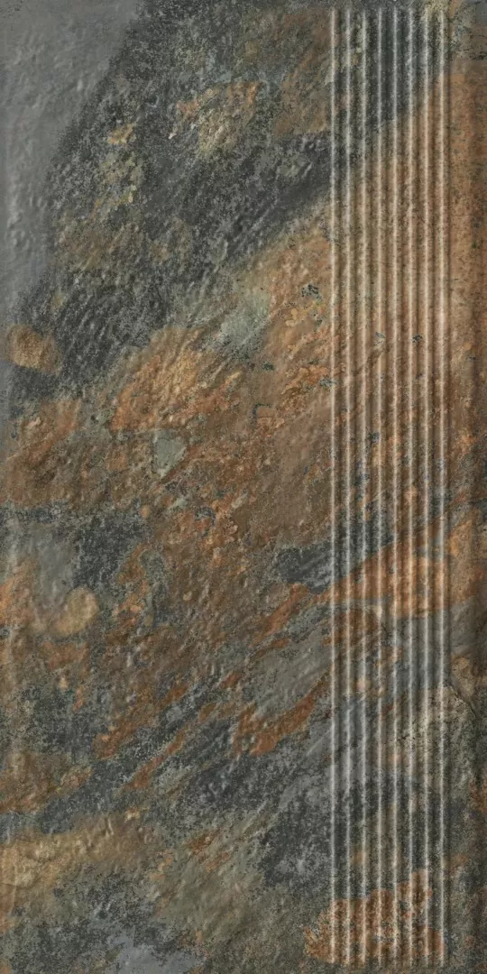 Клинкерная плитка Ardis Rust Stopnica Prosta Struktura Mat 30x60