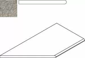 Керамогранит 620090001032 Grey Bordo Round Sx левый 30x60
