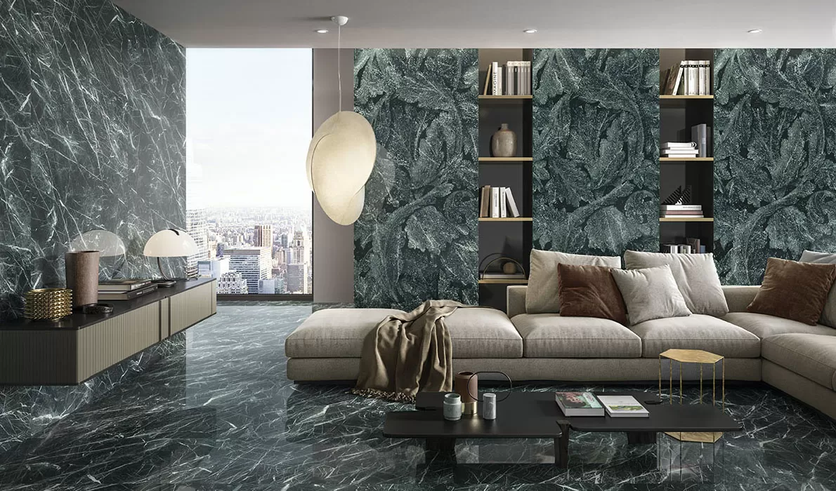 Керамогранит EHAX Acanto Calacatta Black Lapp Rett. 60x120