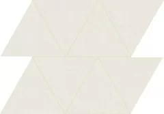 Мозаика 749604 Neutra 6.0 01 Bianco Mosaico F Triangolo 10x15 30x35