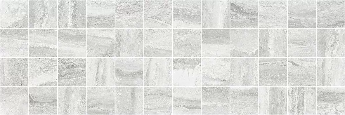 Мозаика MM11188 Декор Glossy мозаичный серый 20х60