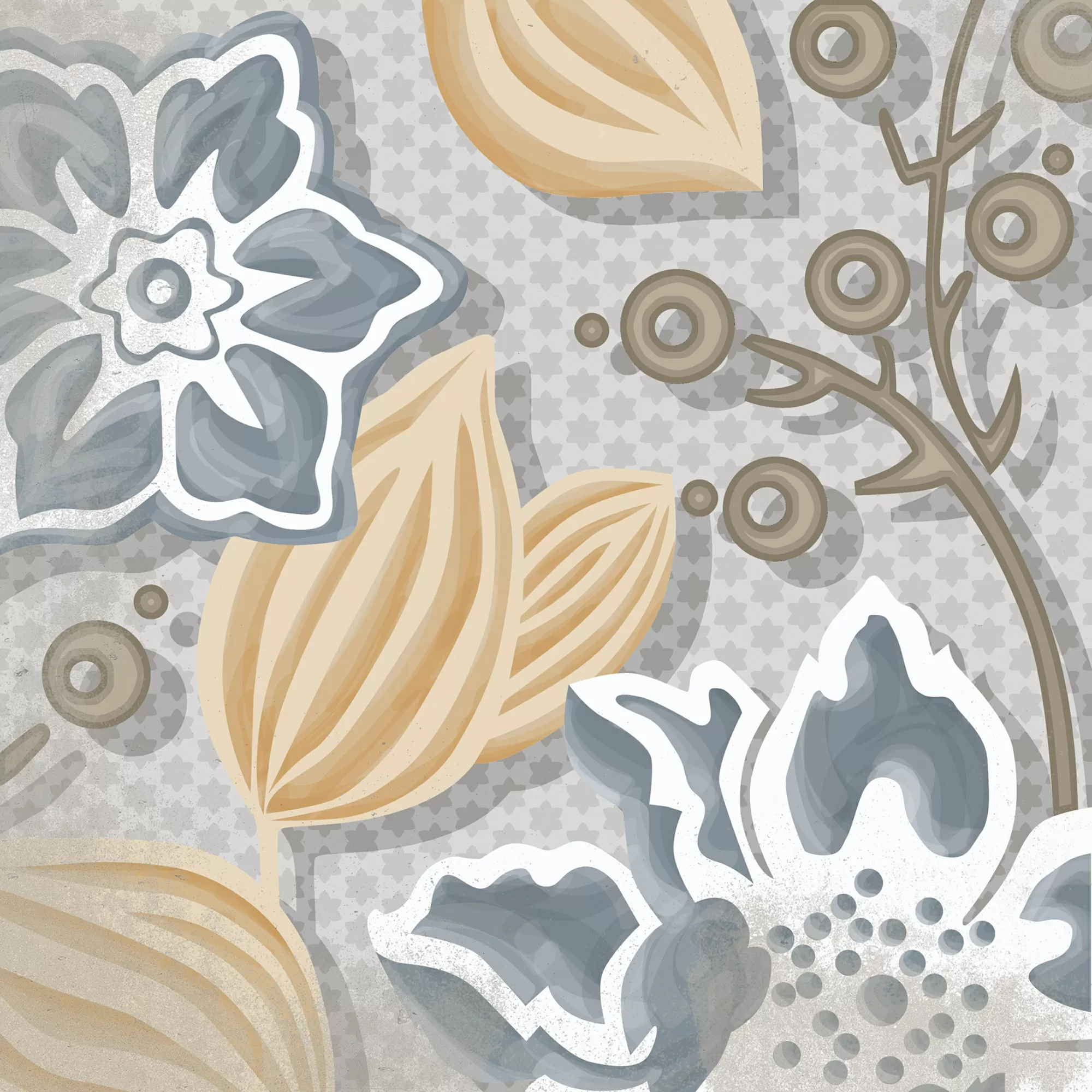 Керамогранит Flore Gris 20x20 (микс)