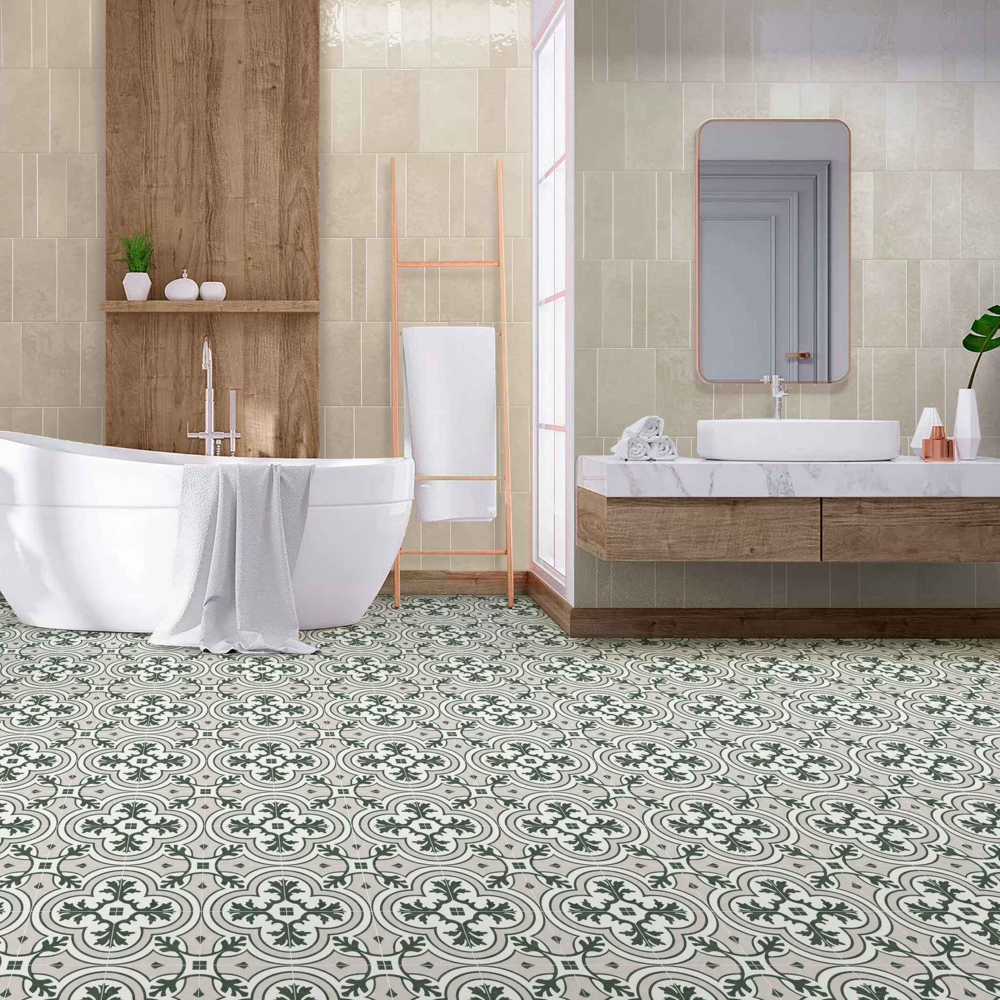 Плитка Chic Bosham White 45х45