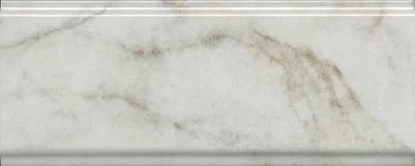 Плитка BDA025R Бордюр Серенада белый глянцевый обрезной 30x12