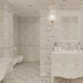 Плитка GT13VG San Remo Белый геометрия 50x25