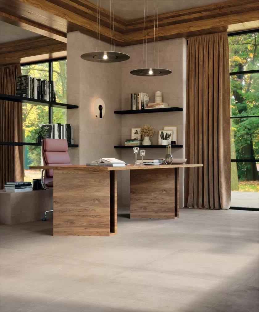 Керамогранит 620090000930 Rinascente Grey Round LASTRA 20mm 60x60