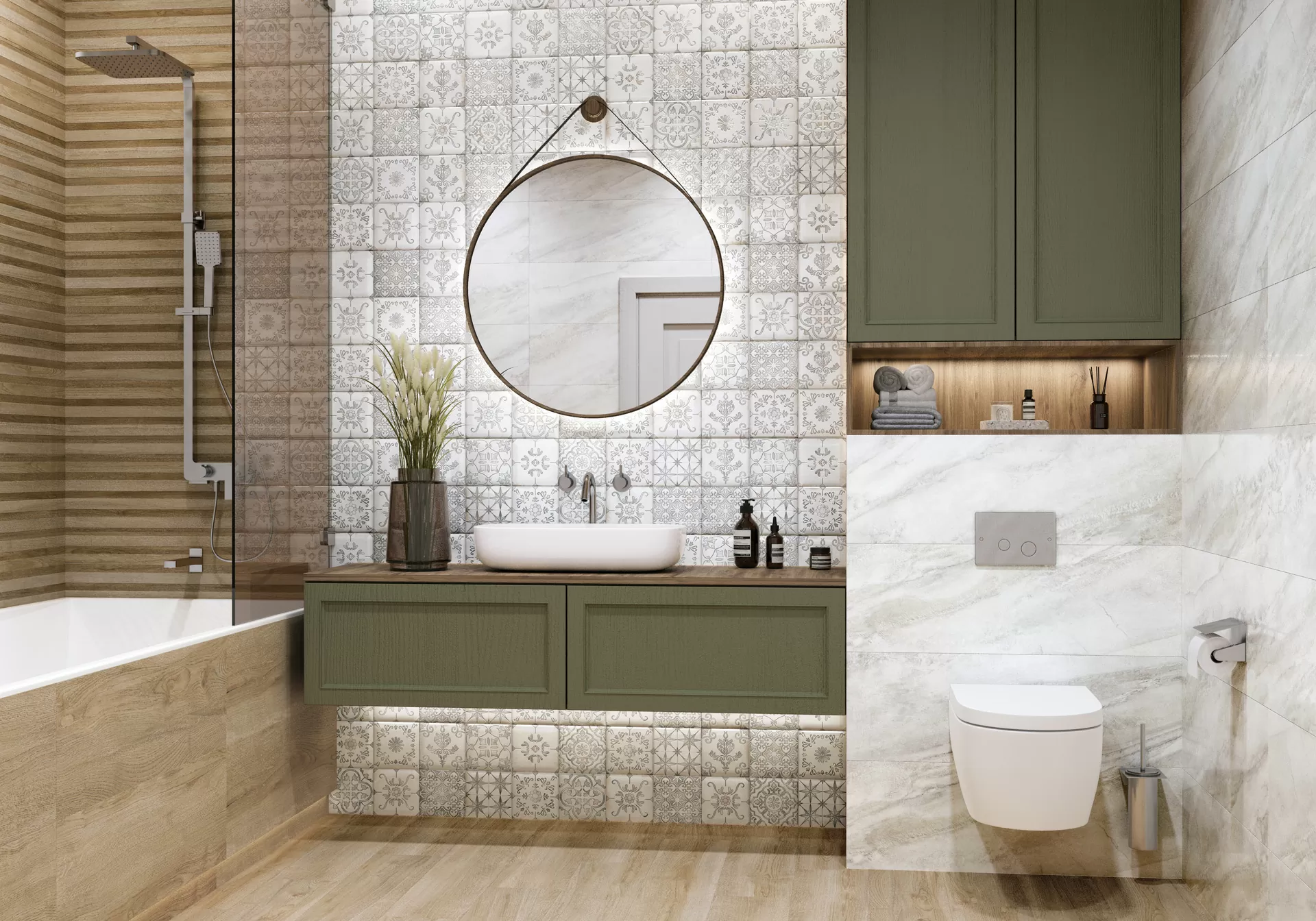 Плитка WT93LCA25 Maiolica Dark 300x900x10,5