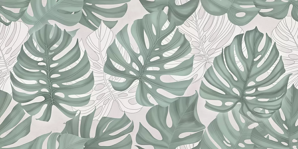 Плитка Декор Roma Natura Green 31.5x63