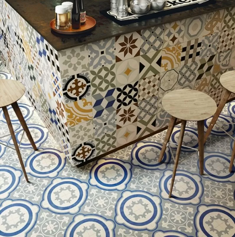 Керамогранит B177 TWENTY BLUES DECORO C RETT 20x20