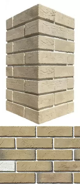 Искусственный камень 361-15 Терамо брик II угол 10x22,5x6,5