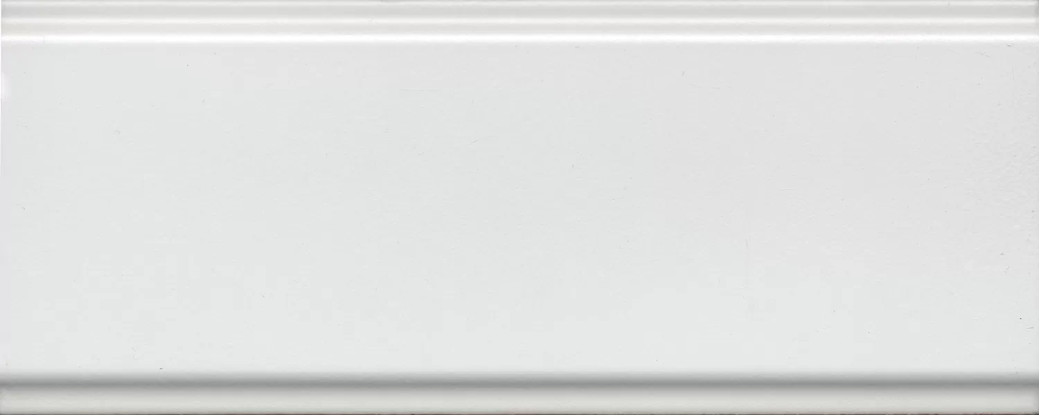 Плитка BDA022R Бордюр Магнолия белый матовый обрезной 30х12