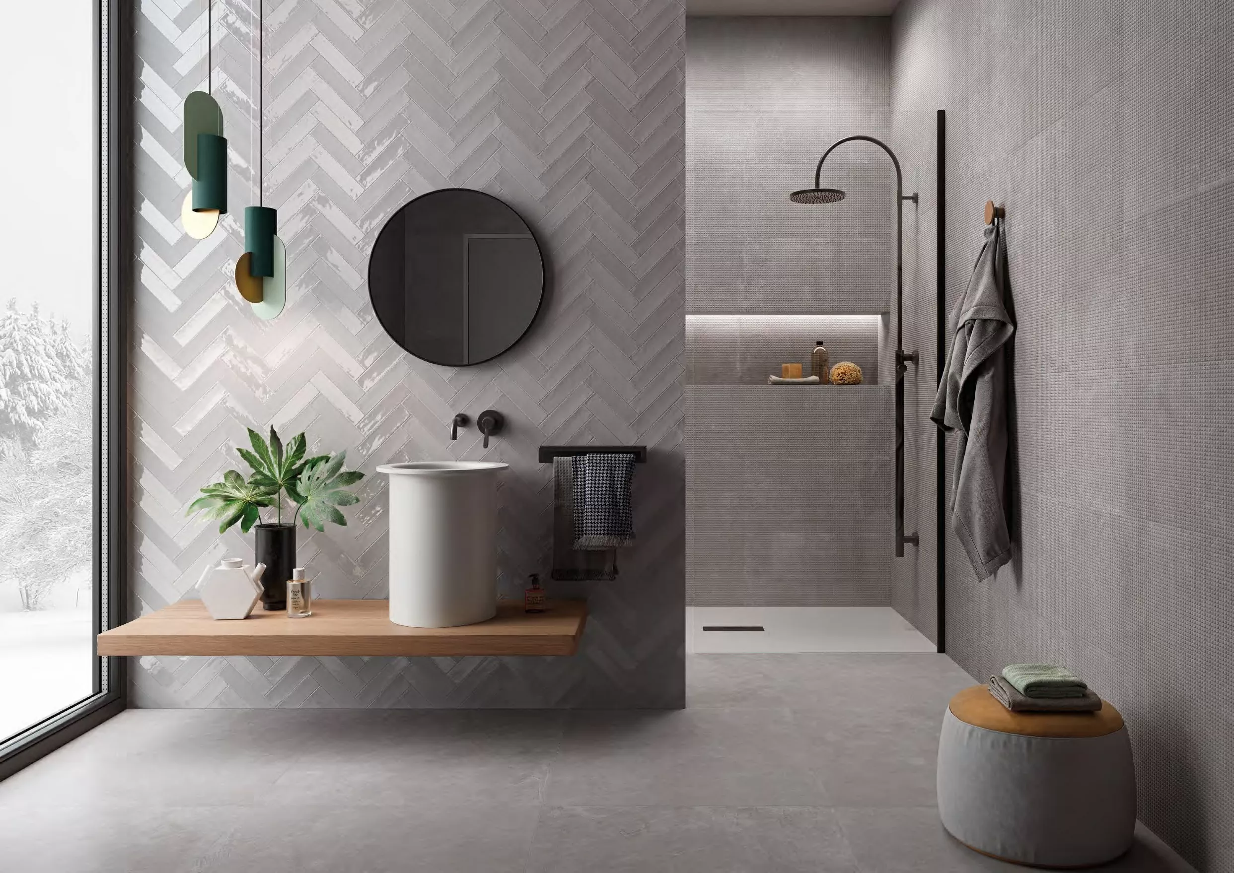 Мозаика EHWP Totalook Mosaico Sequenza Bianco Naturale 30x30