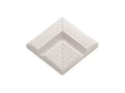 Керамогранит 40200 Наружный угол поручня с сетчатой поверхностью Unglazed 12,5х12,5