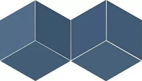 Керамогранит Flow Diamond Blue 14x24
