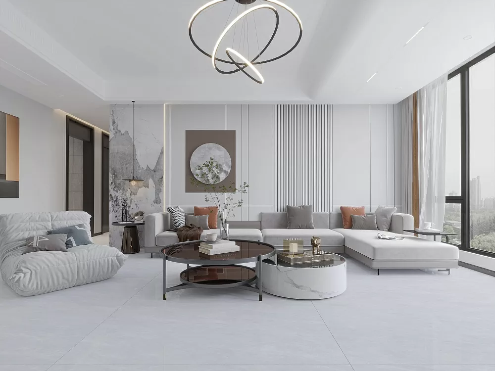 Керамогранит BHW-0027 Plain Beige Polished (Sinking Ink) 600x1200x8