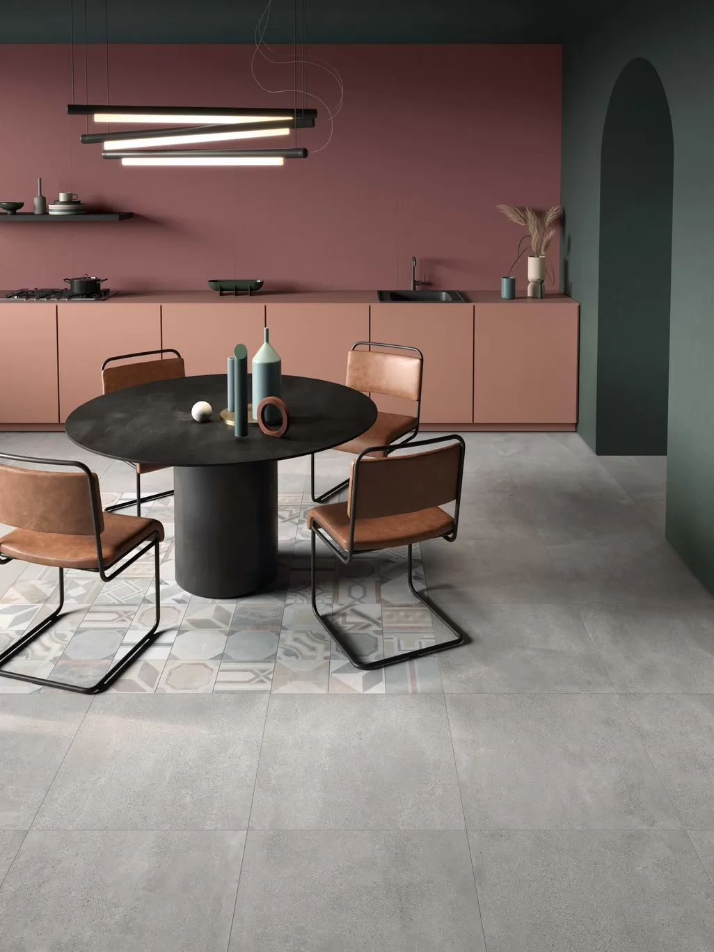 Керамогранит PF60005797 Blend Concrete Ash Ret 60x120