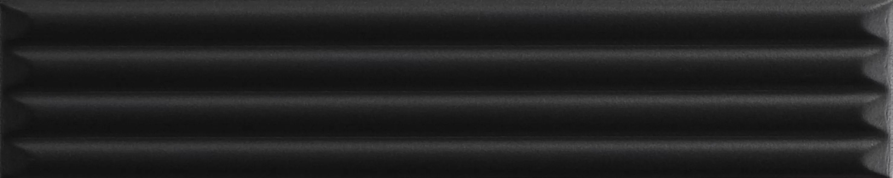 Плитка 192132 Up Cannettato Black Glossy 25x5