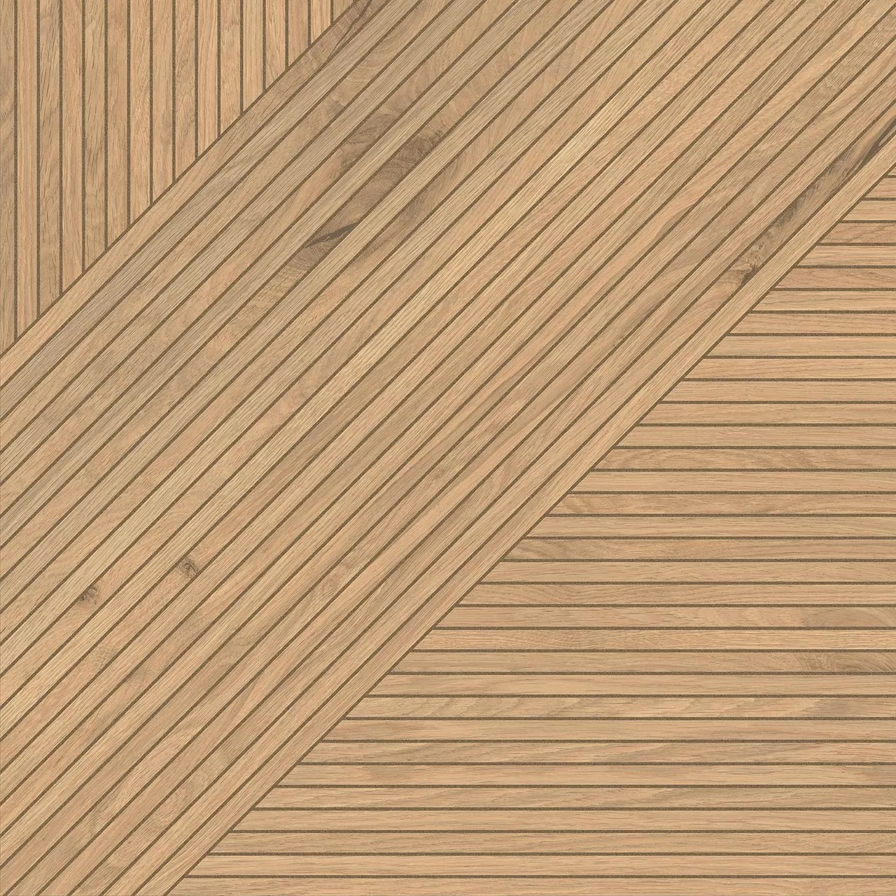 Керамогранит AX4O Log Icon Oak Modern Frame 2 60x60