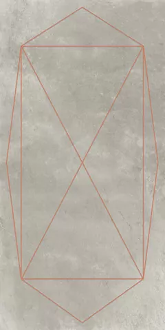 Керамогранит 763520 Araldica Cemento Blasone Rosa Mat R 6mm 120x240